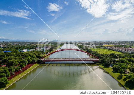 Dongshan River Water Park in Yilan, Taiwan 104455758