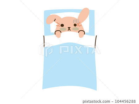Sleepless rabbit, whole body, light blue Sleepless rabbit, whole body, light blue 104456288