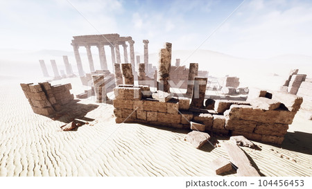 Ruines of Amun temple in Soleb Ruines of Amun temple in Soleb 104456453