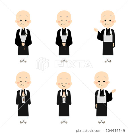 可愛的和尚套裝 104456549