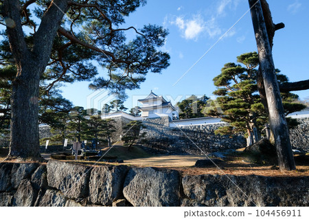 福島縣二本松市 冬天的二本松城/霞城 福島縣二本松市 冬天的二本松城/霞城 104456911