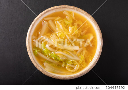 Chinese cabbage simmered soup Chinese cabbage simmered soup 104457192