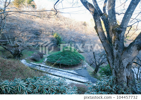 福島縣二本松市 冬季二本松城、霞城笠松 福島縣二本松市 冬季二本松城、霞城笠松 104457732