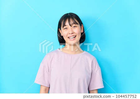 A portrait of a junior high school girl A portrait of a junior high school girl 104457752