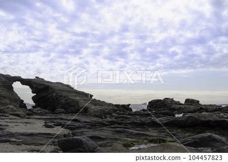 Umanose Domon seen from the rocky coast Umanose Domon seen from the rocky coast 104457823