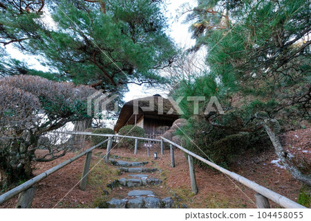 福島縣二本松市 冬季二本松城、霞城仙心亭 104458055