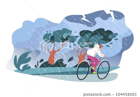 Weather and meteorological conditions, raining Weather and meteorological conditions, raining 104458083