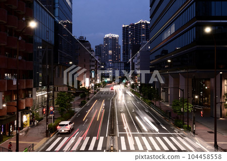 Tokyo night view Shibaura, Minato Ward 104458558