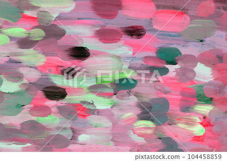 Pink Green acrylic painting texture. Hand painted background Pink Green acrylic painting texture. Hand painted background 104458859