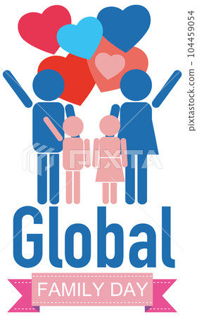 Global Family Day banner design 104459054