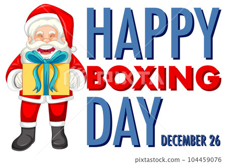 Happy Boxing Day banner design 104459076
