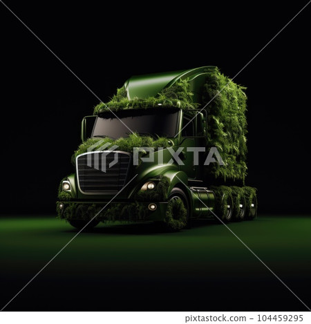 Truck concept in green environment concept 104459295