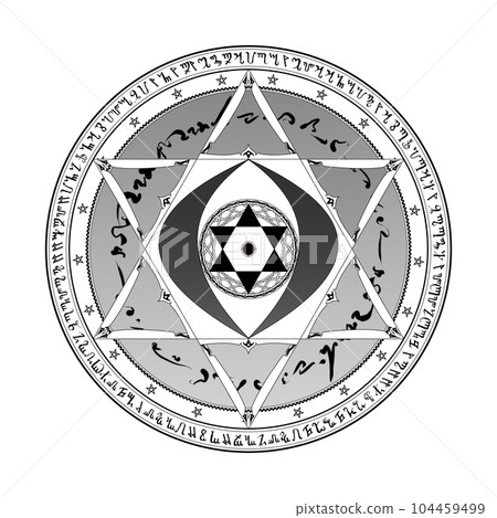 black magic circle 104459499