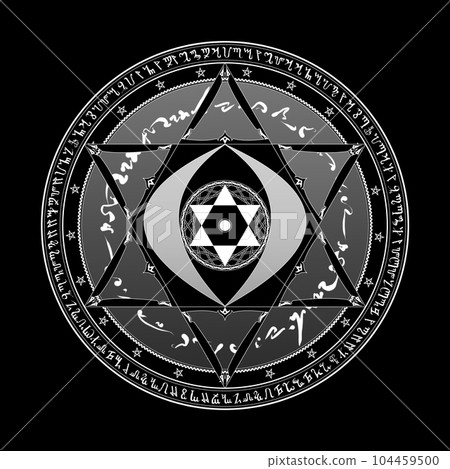 白色魔法陣 104459500