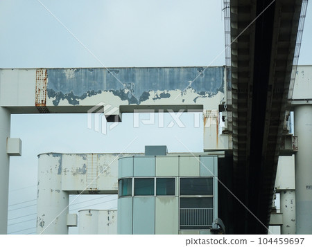 千葉市單軌電車鋼架生鏽、油漆剝落（2023年6月） 104459697