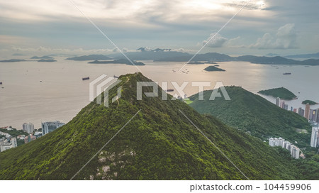 June 26 2023, the landscape of Mount High West at hong kong 104459906