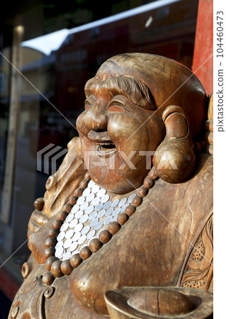 Townscape of Koedo Kawagoe Wood carving Daikoku-sama 104460473