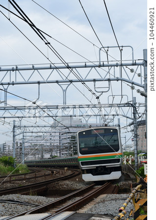 東海道線鎌倉（客運貨運）鐵路道口 104460921