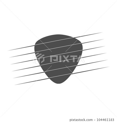 Guitar icon logo design 104461183