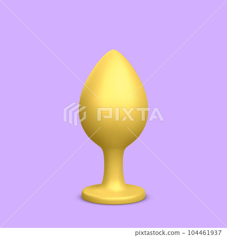 3d realistic butt plug isolated on light... - Stock Illustration  [104461937] - PIXTA