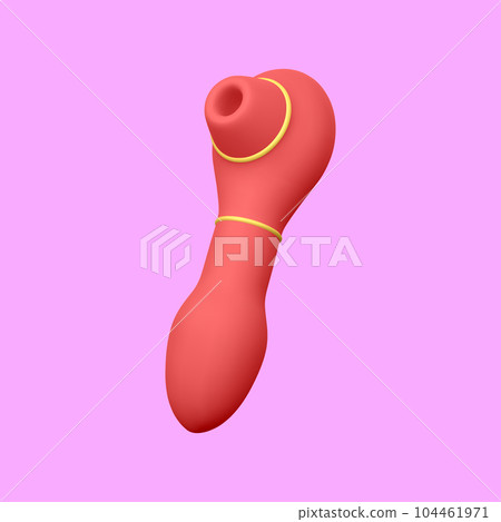 3d realistic clitoral stimulator isolated on... - Stock Illustration  [104461971] - PIXTA