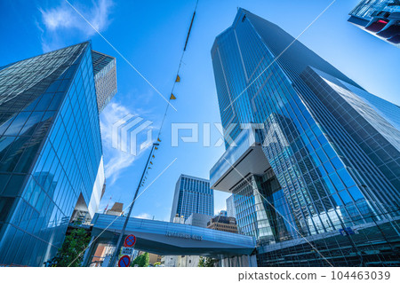 日本東京城市景觀虎之門山站塔（虎之門山站）等景觀。 104463039