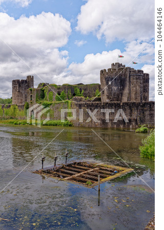 Caerphilly Castle - second largest castle in United Kingdom - Caerphilly - Wales Caerphilly Castle - second largest castle in United Kingdom - Caerphilly - Wales 104464146