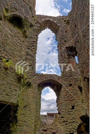 Caerphilly Castle - second largest castle in United Kingdom - Caerphilly - Wales 104464187