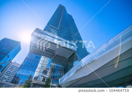 日本東京城市景觀虎之門山站塔（虎之門山站）等景觀。 104464759