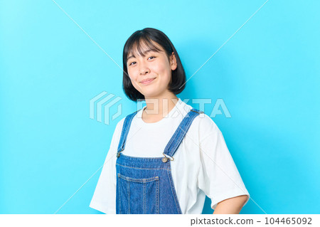 A portrait of a junior high school girl A portrait of a junior high school girl 104465092