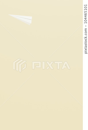 3D material_paper plane_beige 104465101