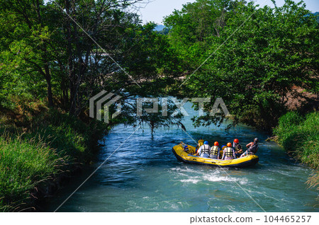 Azumino clear stream river rafting experience 104465257