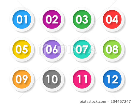 Numbers font icon in flat style. Typography vector illustration on isolated background. Numeral typographic sign business concept. Numbers font icon in flat style. Typography vector illustration on isolated background. Numeral typographic sign business concept. 104467247