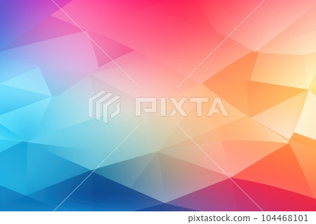 Abstract colorful rainbow gradient curve and line or prism background. 104468101