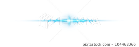 Blue horizontal lens flares. Laser beams, horizontal light rays. Beautiful light flares. Glowing streaks on transparent background. Png. Blue horizontal lens flares. Laser beams, horizontal light rays. Beautiful light flares. Glowing streaks on transparent background. Png. 104468366