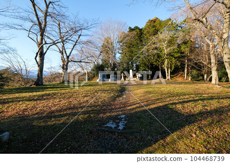 Nihonmatsu City, Fukushima Prefecture Winter Nihonmatsu Castle/Kasumigajo Shinjokan Ruins Shonentai Commemorative Monument 104468739