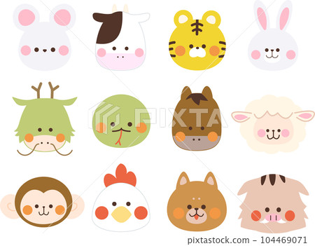 生肖_只有臉_沒有主線 生肖_只有臉_沒有主線 104469071