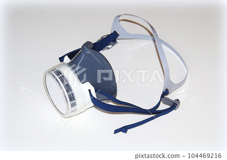 帶有特殊罐的防毒面具(插畫風格) 帶有特殊罐的防毒面具(插畫風格) 104469216