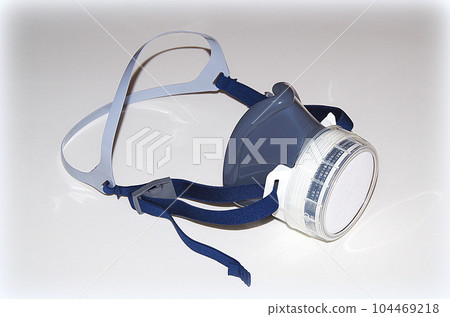 A gas mask with a special canister (illustration style) A gas mask with a special canister (illustration style) 104469218