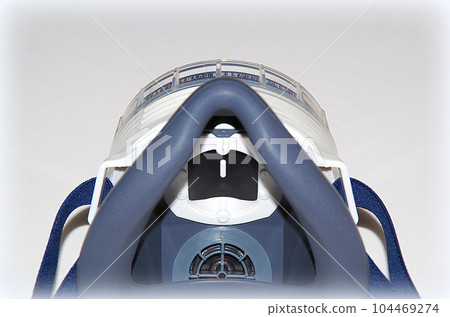 A gas mask with a special canister (illustration style) A gas mask with a special canister (illustration style) 104469274