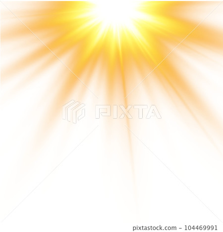 Golden star and sparks isolated on transparent background. Flares and sunbursts. Glowing light effects. PNG. Golden star and sparks isolated on transparent background. Flares and sunbursts. Glowing light effects. PNG. 104469991