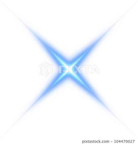 Blue star and sparks isolated on transparent background. Flares and sunbursts. Glowing light effects. PNG. Blue star and sparks isolated on transparent background. Flares and sunbursts. Glowing light effects. PNG. 104470027