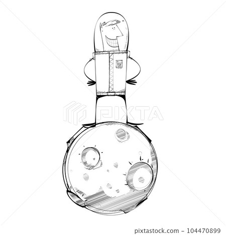 Spaceman on his own Asteroid Spaceman on his own Asteroid 104470899