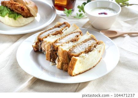 Katsu Sandwich and Chicken Burger Katsu Sandwich and Chicken Burger 104471237