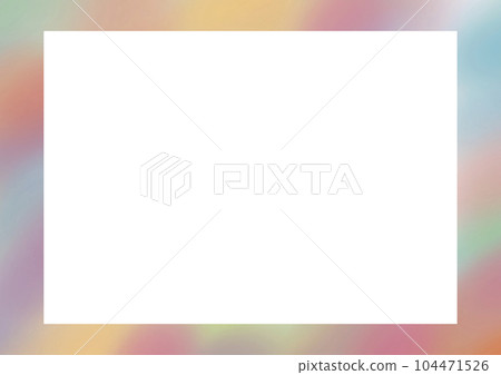 beautiful rainbow frame 104471526