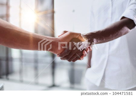 Businessman handshake for teamwork of business merger and acquisition,successful negotiate,hand shake, 104471581