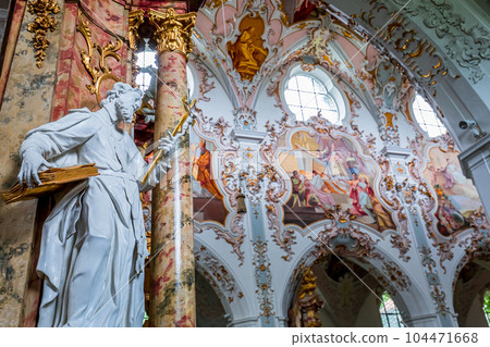 Rottenbuch abbey interiors, bavaria, germany 104471668