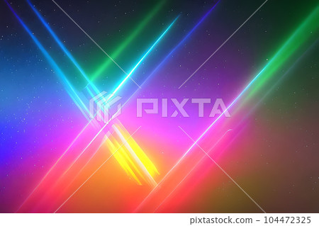 Abstract rays colorful lines diagonal geometric in space. Abstract rays colorful lines diagonal geometric in space. 104472325