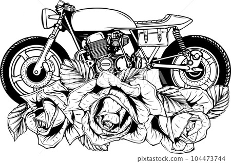 hot rod car icon. line style icon vector illustration. hot rod car icon. line style icon vector illustration. 104473744