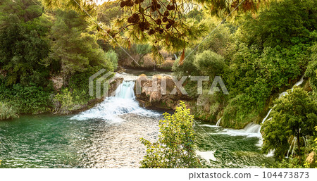 Waterfalls at Krka 104473873
